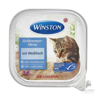 کنسرو گربه وینستون با طعم ماهی سفید