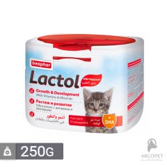 شیرخشک بچه گربه بیفار Lactol وزن 250 گرم