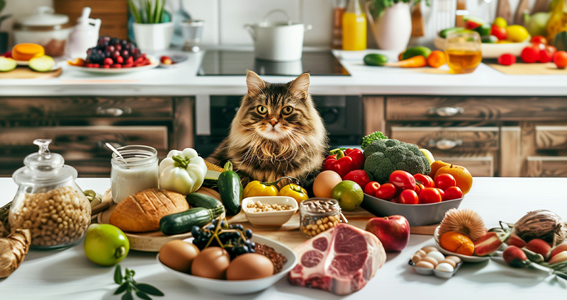 غذاهای مضر برای گربه