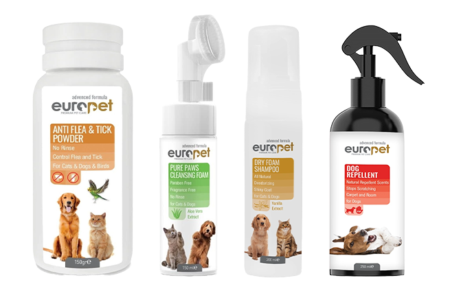 محصولات بهداشتی سگ و گربه Europet