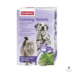 قرص آرام بخش سگ و گربه بیفار Calming Tablet بسته 20 عددی