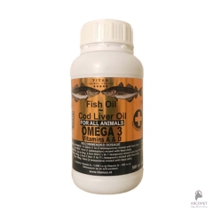روغن ماهی سگ و گربه تیتان مدل امگا 3 حجم 500 میلی لیتر