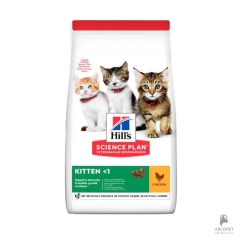 غذا خشک بچه گربه هیلز با طعم مرغ Kitten وزن 1.5 کیلوگرم
