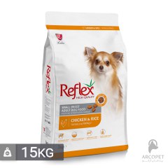 غذای سگ رفلکس نژاد کوچک مرغ و برنج 15 کیلوگرم