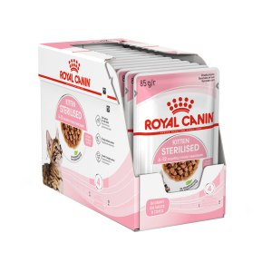 پوچ بچه گربه عقیم شده رویال کنین 12 تایی