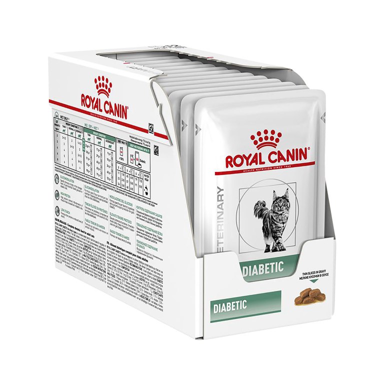پوچ گربه دیباتیک رویال کنین بسته 12 تایی