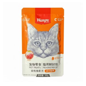 پوچ گربه ونپی با طعم ماهی تن بسته 80 گرمی
