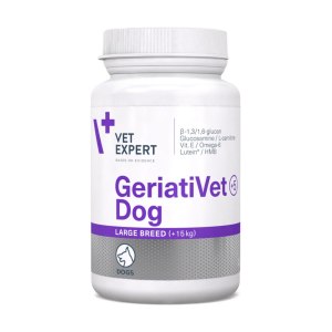 مکمل سگ نژاد بزرگ سالمند وت اکسپرت GeriatiVet Dog Large Breed کپسول 45 عددی