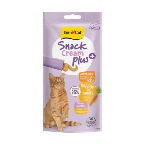 بستنی گربه عقیم شده جیم کت با طعم مرغ و هویج بسته 6 عددی