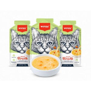 سوپ گربه ونپی با طعم مرغ و هویج و کدو 10 تایی