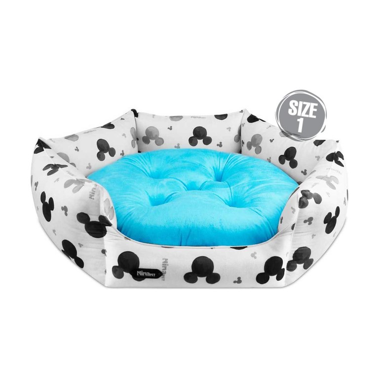جای خواب سگ و گربه نیناپت 6 ضلعی آبی