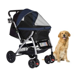 کالسکه سگ و گربه HPZ مدل Premium Stroller