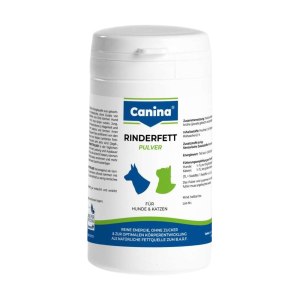 پودر چربی گاو سگ و گربه کنینا Canina Beef Fat Powder وزن 75 گرم