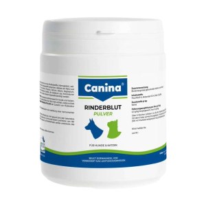 پودر خون گاو سگ و گربه کنینا Canina Bovine Blood Powder وزن 250 گرمی