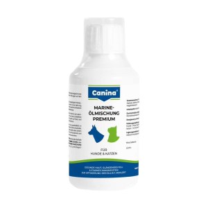 مخلوط روغن دریایی سگ و گربه کنینا Marine Oil Mix Premium وزن 250 میلی لیتر