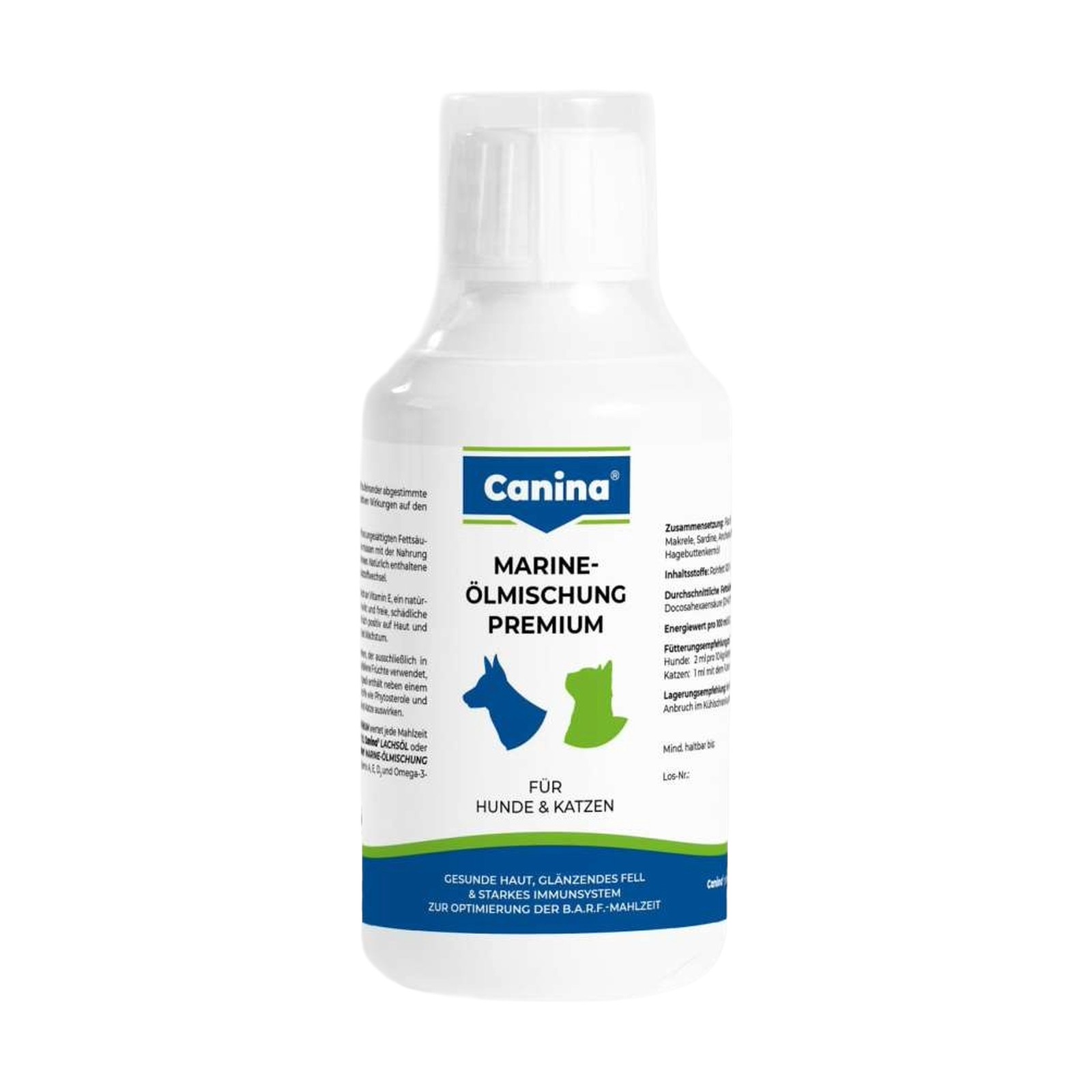 مخلوط روغن دریایی سگ و گربه کنینا Marine Oil Mix Premium وزن 250 میلی لیتر