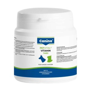 قرص ویتامین سگ و گربه کنینا Canina Petvital Vitamin Tabs تعداد 50 عددی