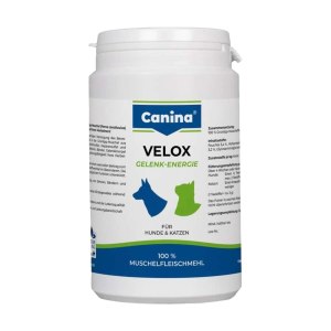 مکمل مفاصل و انرژی سگ و گربه کنینا Canina Velox joint energy وزن 150 گرم