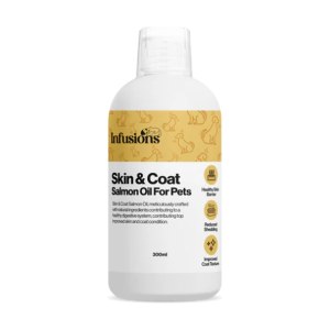 روغن سالمون پوست و موی سگ و گربه داگز لایف Skin & Coat وزن 300 میلی لیتر