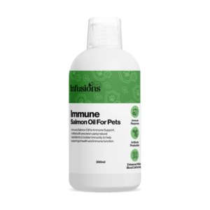 روغن سالمون تقویت سیستم ایمنی سگ و گربه داگز لایف Immune وزن 300 میلی لیتر