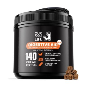 مکمل سلامت گوارش سگ داگز لایف Digestive Chews تعداد 140 عددی