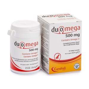 قرص دوئومگا سگ کاندیولی Duomega Dogs 500 mg تعداد 30 کپسول