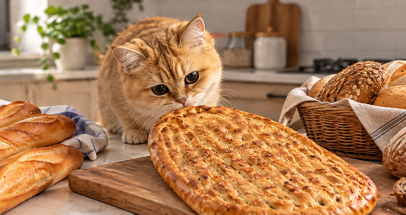 نان برای گربه