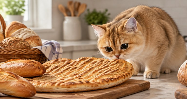 نان برای گربه