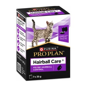 مکمل گربه پرو پلن هیربال Hairball Care تعداد 7 ساشه 35 گرمی