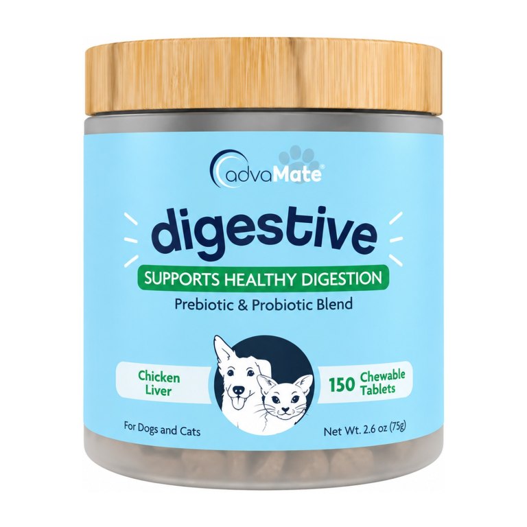 قرص جویدنی ادواکر دایجستیو سگ و گربه Digestive Support Chewable Tablets