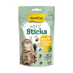 تشویقی گربه جیم کت Mini Sticks مرغ و کت‌نیپ 50 گرمی