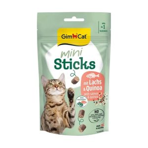 تشویقی گربه جیم کت Mini Sticks سالمون و کینوا 50 گرمی