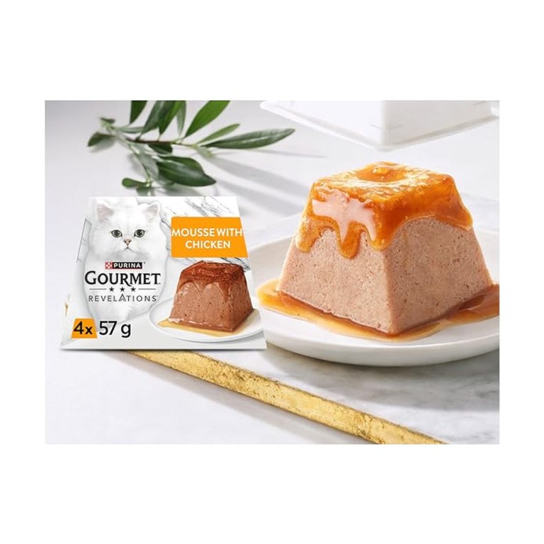 دسر گربه گورمت گلد Revelations Mousse با طعم مرغ بسته 2 عددی