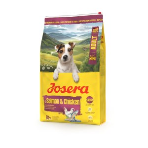 غذای خشک سگ‌های بالغ کوچک Josera Petfood مدل مینی سالمون و مرغ